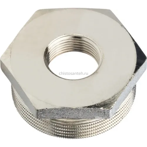 Футорка 1 1/2"x3/4" никелированная Stout