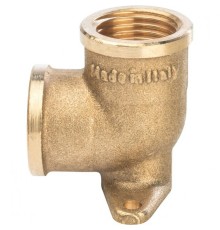 Угольник с креплением ВР 1/2" Stout