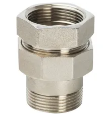 Разъемное соединение, американка ВН 3/8" уплотнение под гайкой o-ring кольцо, никелированное Stout