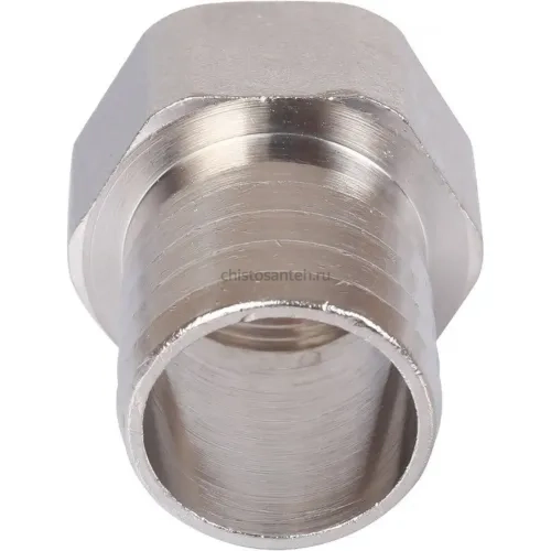 Штуцер ВР 1"x30, никелированный Stout