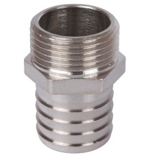 Штуцер НР 1"x30 мм, никелированный Stout