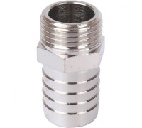 Штуцер НР 1/2"x20, никелированный Stout