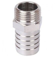 Штуцер НР 1/2"x20, никелированный Stout