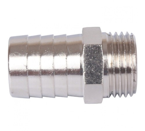 Штуцер НР 1/2"x20, никелированный Stout
