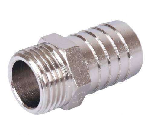 Штуцер НР 1/2"x20, никелированный Stout