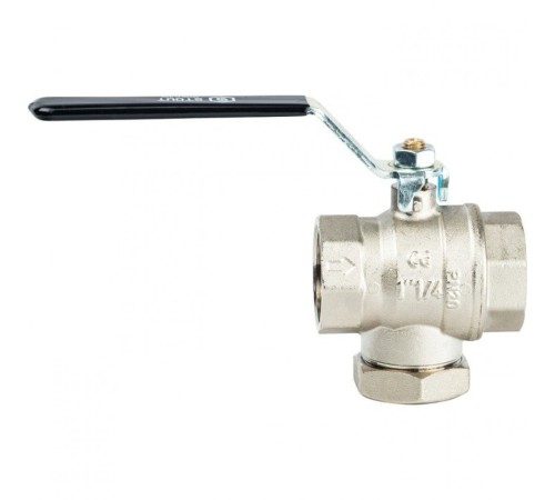 Кран шаровой с фильтром 1 1/4" Stout