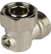 Узел нижнего подключения для радиатора раздельный 3/4", угловой Stout