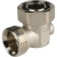 Узел нижнего подключения для радиатора раздельный 3/4", угловой Stout