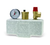 Группа безопасности котла до 50 кВт в теплоизоляции Stout