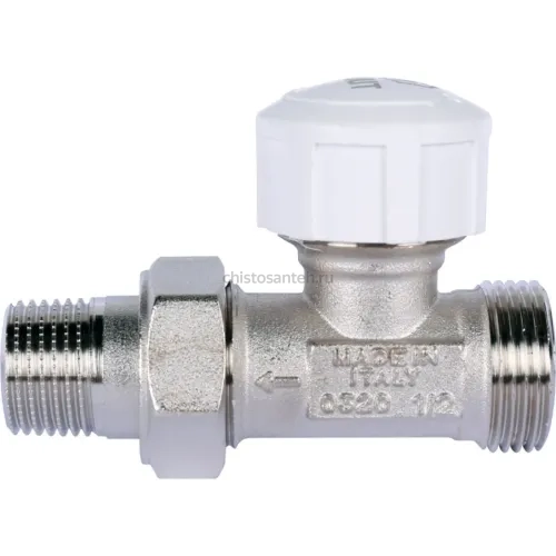 Клапан термостатический прямой 1/2" х 3/4" ЕК Stout
