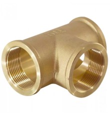 Тройник Латунный ВВВ 3/4" TIM (ТИМ)