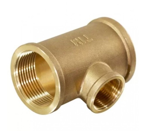 Тройник Латунный ВВВ 1"x3/4"x1" TIM (ТИМ)