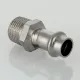 Пресс-муфта с наружной резьбой 12 мм х 1/2"  из нержавеющей стали VTi.901.I.001204 VALTEC (ВАЛТЕК)