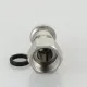 Пресс-муфта с накидной гайкой 12 мм х 1/2"  из нержавеющей стали VTi.908.I.001204 VALTEC (ВАЛТЕК)