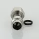 Пресс-муфта с накидной гайкой 12 мм х 1/2"  из нержавеющей стали VTi.908.I.001204 VALTEC (ВАЛТЕК)