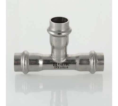 Пресс-тройник 54 х 42 х 54 мм из нержавеющей стали VTi.931.I.544254 VALTEC (ВАЛТЕК)