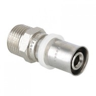 Пресс-муфта с наружной резьбой 16х3/4" Valtec