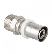 Пресс-муфта с наружной резьбой 16х3/4" Valtec