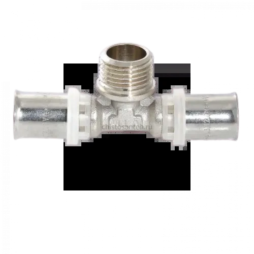 Тройник пресс с наружной резьбой 32х1"х32 Valtec