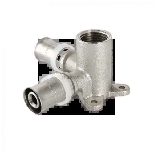 Водорозетка пресс проходная 16х1/2" ВР Valtec