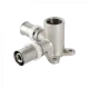 Водорозетка пресс проходная 16х1/2" ВР Valtec