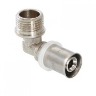Угольник пресс с наружной резьбой 16х3/4" Valtec