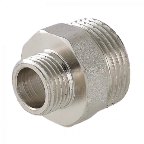 Ниппель переходной с наружной резьбой 3/8"x1/4" Valtec