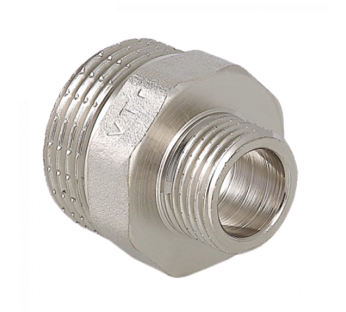 Ниппель переходной с наружной резьбой 3/8"x1/4" Valtec Ниппель переходной с наружной резьбой 3/8"x1/4" Valtec