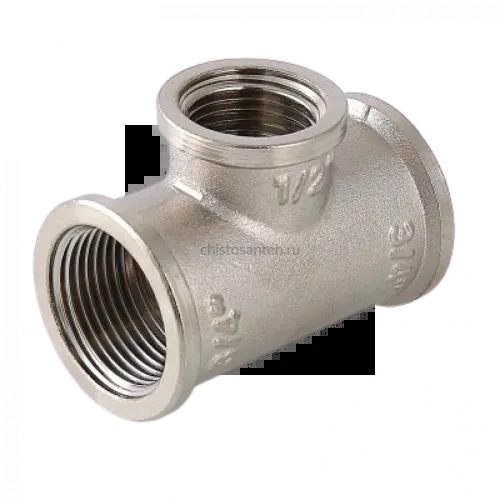 Тройник переходной с внутренней резьбой 1"x1/2"x1" Valtec