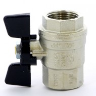 Кран шаровый ВВ бабочка 3/4" Bugatti
