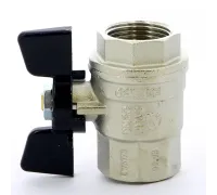 Кран шаровый ВВ бабочка 3/4" Bugatti