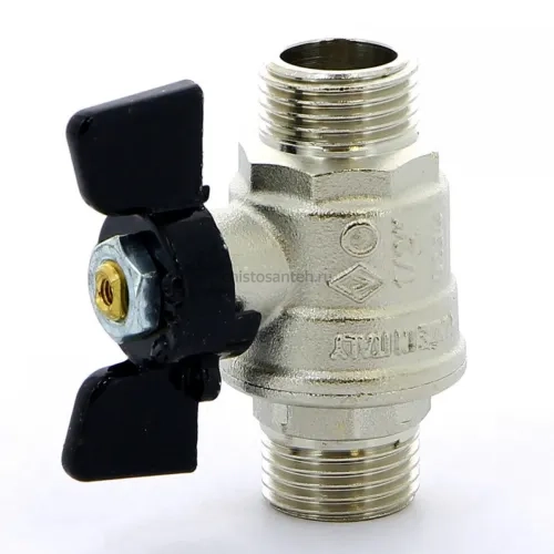 Кран шаровый НН бабочка 1/2" Bugatti