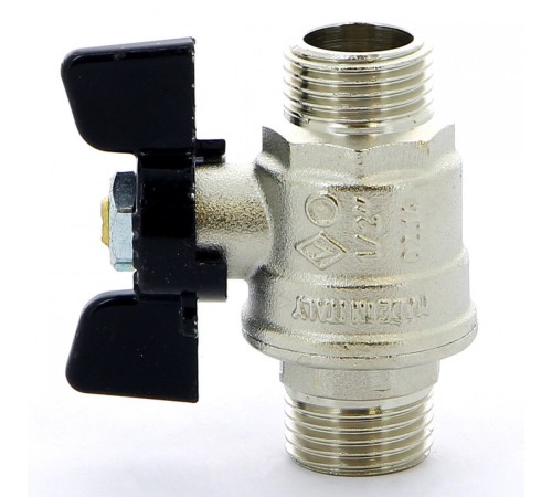 Кран шаровый НН бабочка 1/2" Bugatti Кран шаровый НН бабочка 1/2" Bugatti