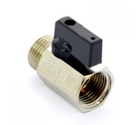 Кран шаровой мини НВ 1/2" Bugatti