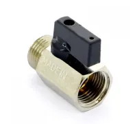 Кран шаровой мини НВ 1/2" Bugatti
