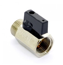 Кран шаровой мини НВ 1/2" Bugatti
