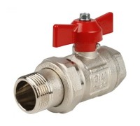 Кран шаровой с разъемным соединением (бабочка) 3/4 IDEAL Itap