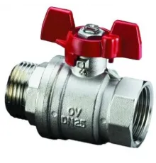 Кран шаровый 3/4" НВ маховик из алюминия Optibal Oventrop