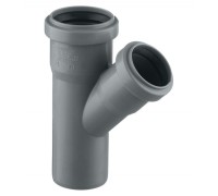 Тройник канализационный HTEA 50х40/45° Ostendorf