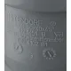 Тройник канализационный HTEA 50х40/45° Ostendorf