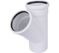 Тройник канализационный Raupiano Plus 110/110х45° REHAU (РЕХАУ - 11229841001)