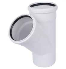 Тройник канализационный Raupiano Plus 110/110х45° REHAU (РЕХАУ - 11229841001)