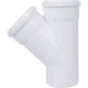 Тройник канализационный Raupiano Plus 110/110х45° REHAU (РЕХАУ - 11229841001)
