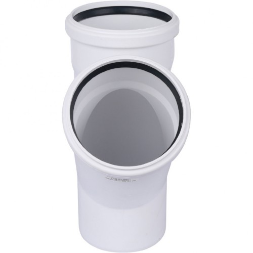 Тройник канализационный Raupiano Plus 110/110х45° REHAU (РЕХАУ - 11229841001)