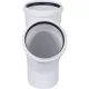 Тройник канализационный Raupiano Plus 110/110х45° REHAU (РЕХАУ - 11229841001)