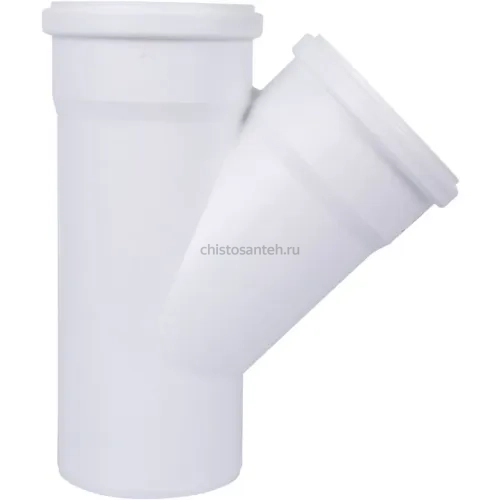 Тройник канализационный Raupiano Plus 110/110х45° REHAU (РЕХАУ - 11229841001)