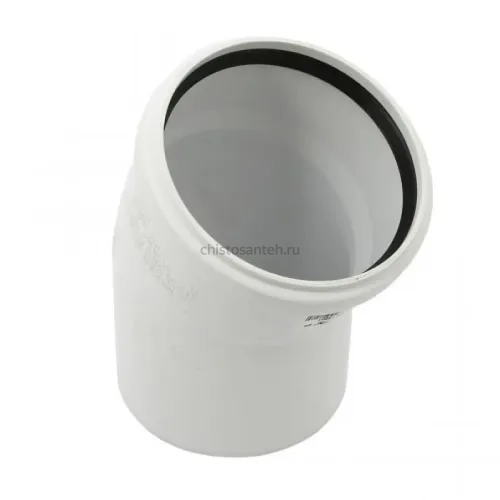 Отвод канализационный Raupiano Plus 110х30° REHAU (РЕХАУ - 11234341001)