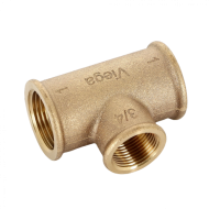 Тройник переходной с внутренней резьбой 1"x3/4"x1" Viega