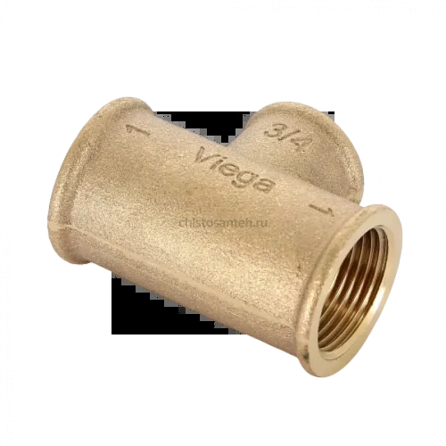 Тройник переходной с внутренней резьбой 1"x3/4"x1" Viega