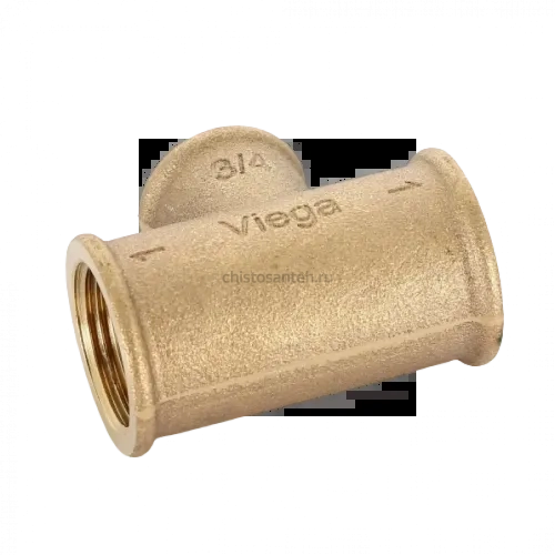 Тройник переходной с внутренней резьбой 1"x3/4"x1" Viega